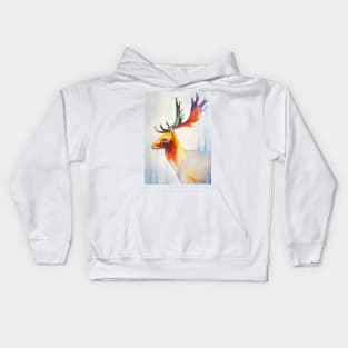 half-face deer Kids Hoodie